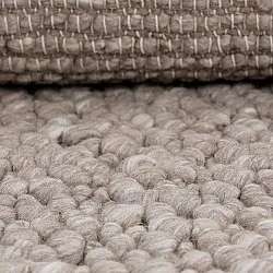 Dywan wełniany - Sala Irregular Wool Bubble (taupe/biały melanż)