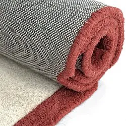 Dywan wełniany - Syl Hand Tufted Wool Premium (czerwony/biały)