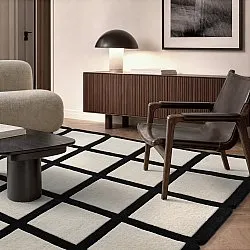 Dywan wełniany - Syl Hand Tufted Wool Premium (czarny/biały)