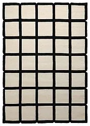 Dywan wełniany - Syl Hand Tufted Wool Premium (czarny/biały)