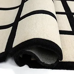 Dywan wełniany - Syl Hand Tufted Wool Premium (czarny/biały)