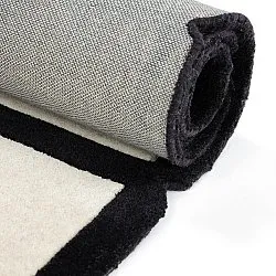 Dywan wełniany - Syl Hand Tufted Wool Premium (czarny/biały)