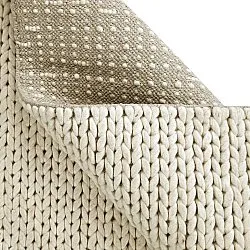 Dywan wełniany - Talvia Braided Wool (białawy)
