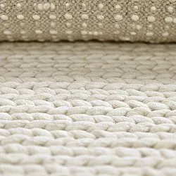 Dywan wełniany - Talvia Braided Wool (białawy)