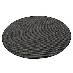 Okrągły dywan - Indoor/Outdoor Bennett (czarny)