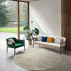 Okrągły dywan - Indoor/Outdoor Devon (beżowy)