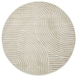 Okrągły dywan - Indoor/Outdoor Devon (beżowy)