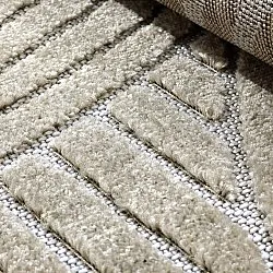 Okrągły dywan - Indoor/Outdoor Devon (beżowy)