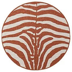 Okrągły dywan - Indoor/Outdoor Winona (pomarańczowy)