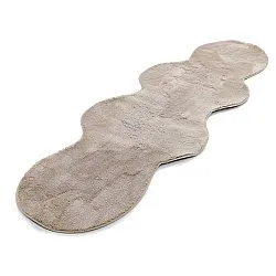 Falowany Dywan Chodnikowy - Aranga Super Soft Fur (brązowy)