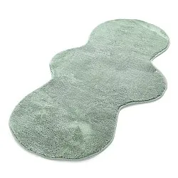 Falowany Dywan Chodnikowy - Aranga Super Soft Fur (zielony)
