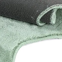Falowany Dywan Chodnikowy - Aranga Super Soft Fur (zielony)