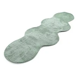 Falowany Dywan Chodnikowy - Aranga Super Soft Fur (zielony)