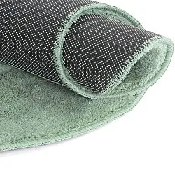 Falowany Dywan Chodnikowy - Aranga Super Soft Fur (zielony)