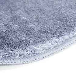 Falowany Dywan Chodnikowy - Aranga Super Soft Fur (stalowy niebieski)