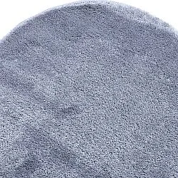 Falowany Dywan Chodnikowy - Aranga Super Soft Fur (stalowy niebieski)