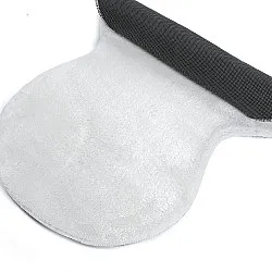 Falowany Dywan Chodnikowy - Aranga Super Soft Fur (biały)