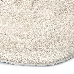 Okrągły Falowany Dywan - Aranga Super Soft Fur (beżowy)