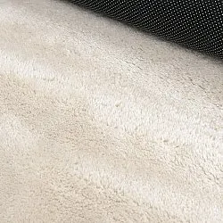 Okrągły Falowany Dywan - Aranga Super Soft Fur (beżowy)