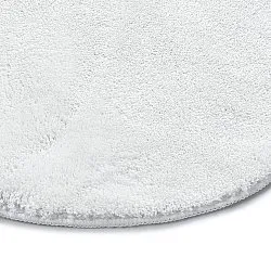 Okrągły Falowany Dywan - Aranga Super Soft Fur (biały)