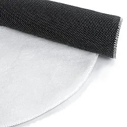 Okrągły Falowany Dywan - Aranga Super Soft Fur (biały)