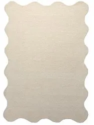 Falisty dywan wełniany - Diu Hand Tufted Wool Premium (krem)