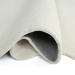 Falisty dywan wełniany - Diu Hand Tufted Wool Premium (biały)