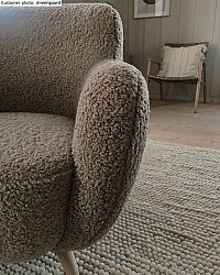 Dywan wełniany - Avafors Wool Bubble (beżowy)