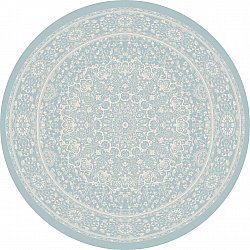 Okrągły dywan - Vivian (niebieski)