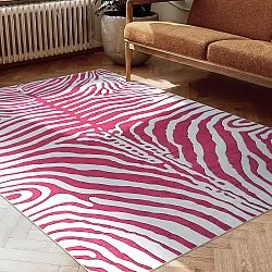 Dywan Wilton - Zebra (różowy)