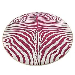 Okrągły dywan - Zebra (różowy)