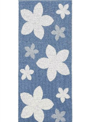 Dywany z tworzyw sztucznych - Horredsmattan Flower (niebieski)