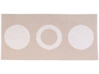 Plastmattor - Horredsmattan Circle (beige)