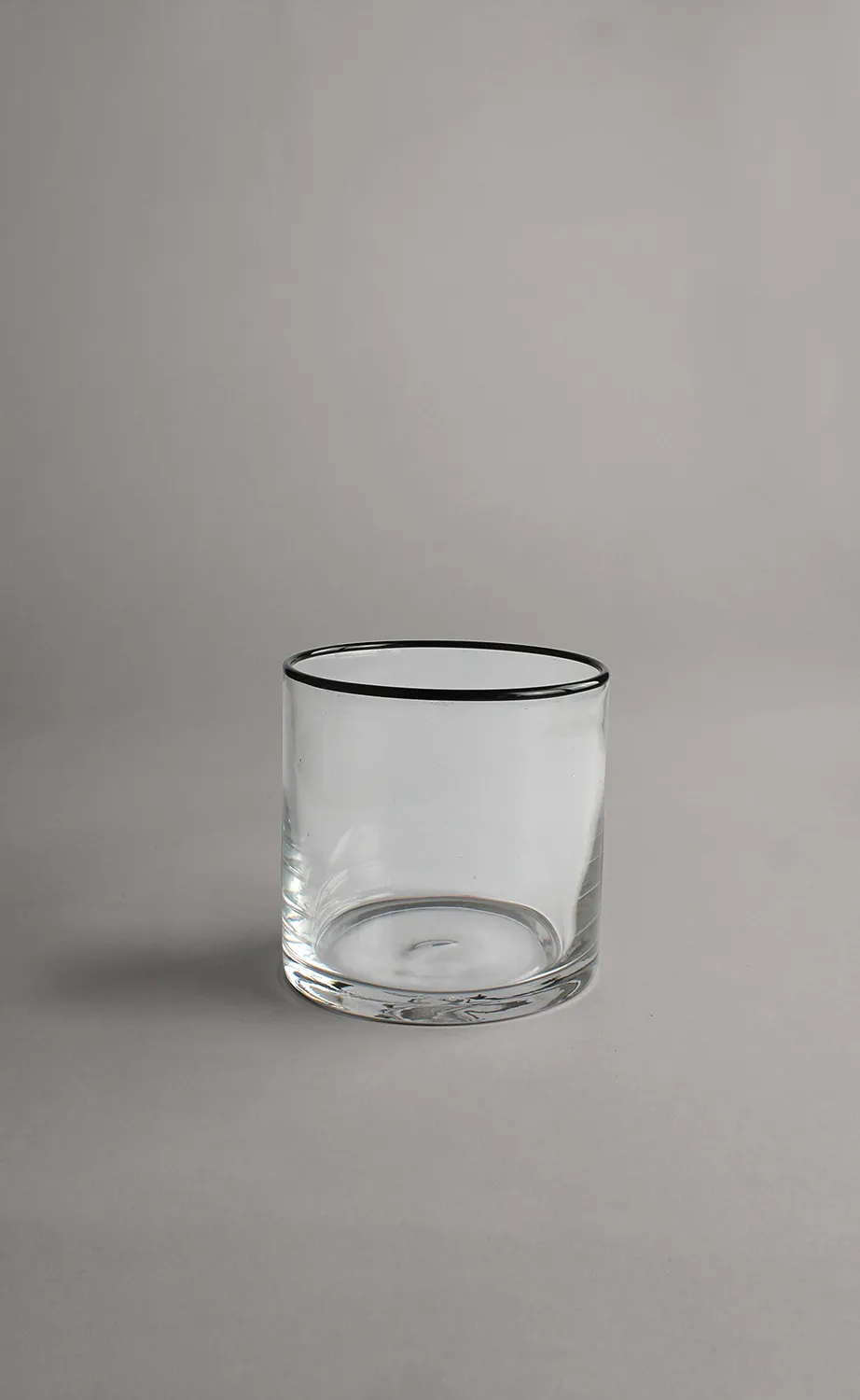 Świecznik M - Harmony (clear/black)