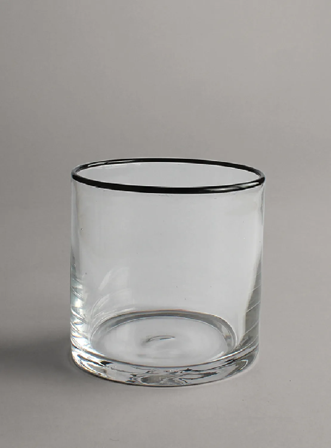 Świecznik M - Harmony (clear/black)