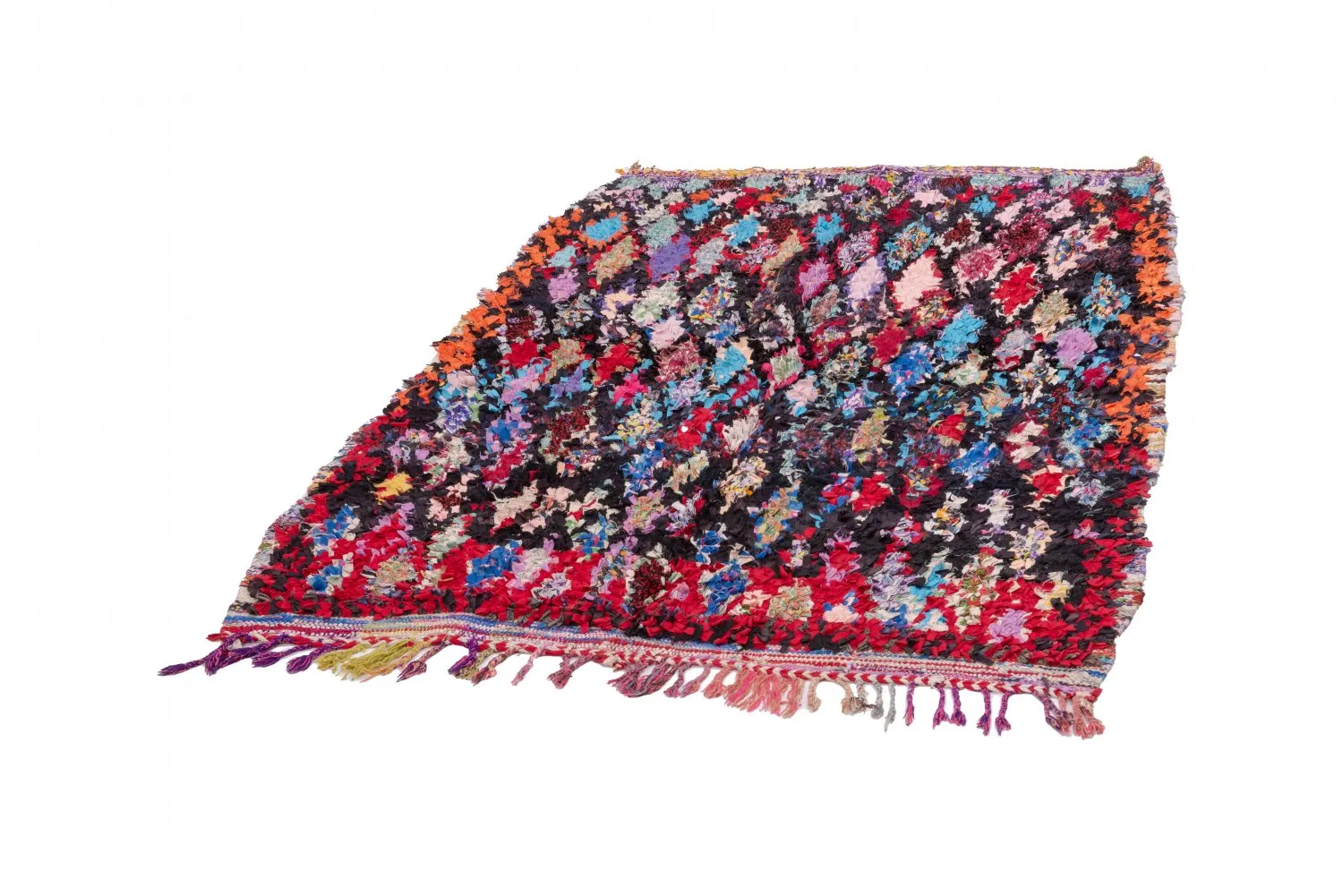 Berberyjskie Dywany Boucherouite Z Maroka 185 x 125 cm