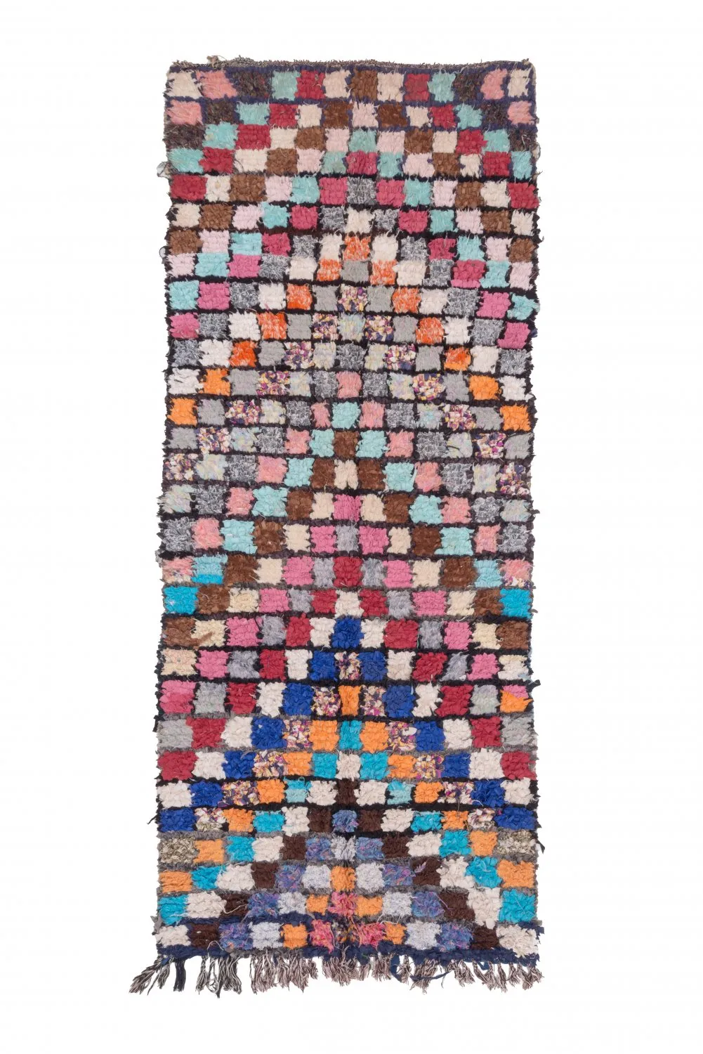 Berberyjskie Dywany Boucherouite Z Maroka 275 x 110 cm