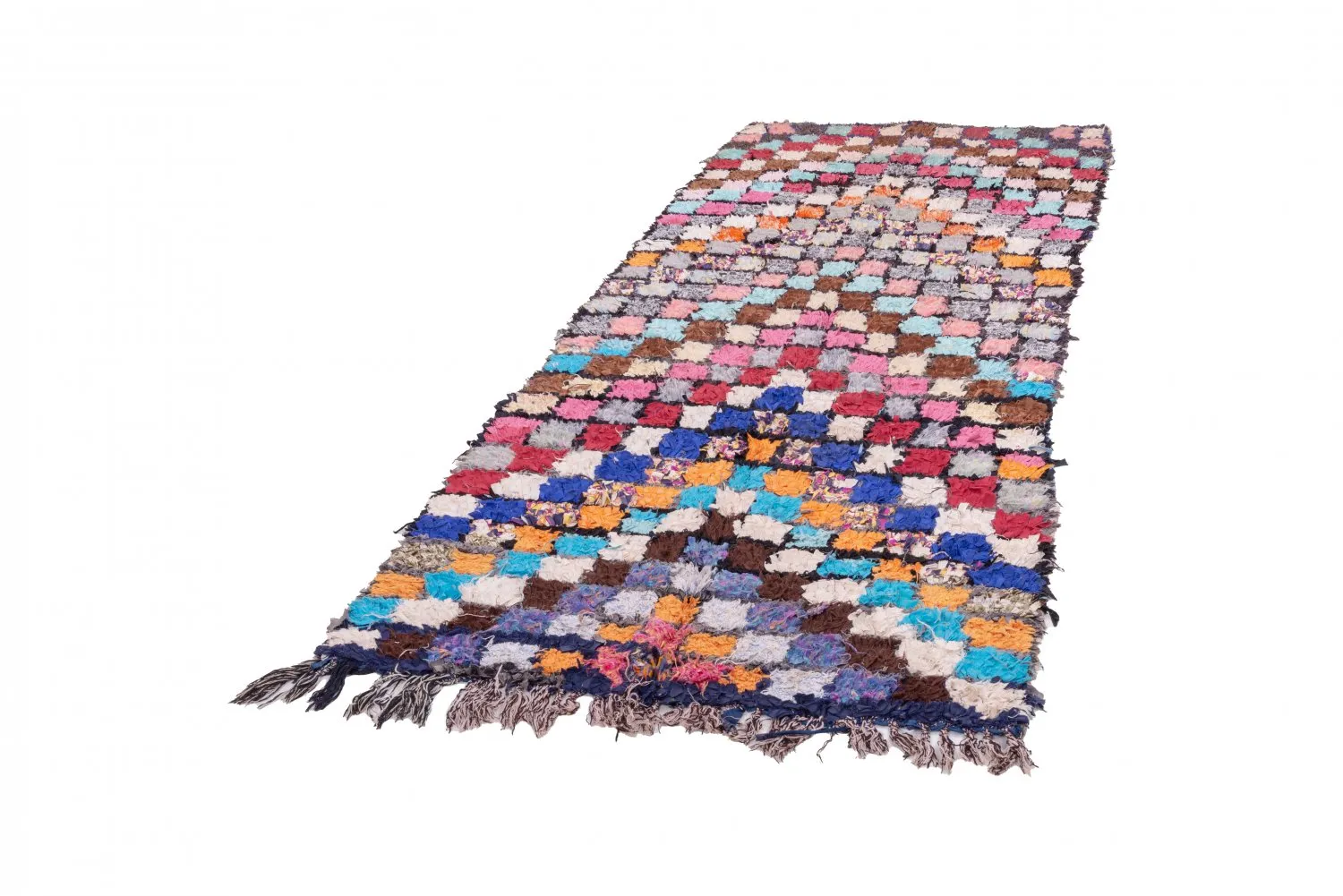 Berberyjskie Dywany Boucherouite Z Maroka 275 x 110 cm