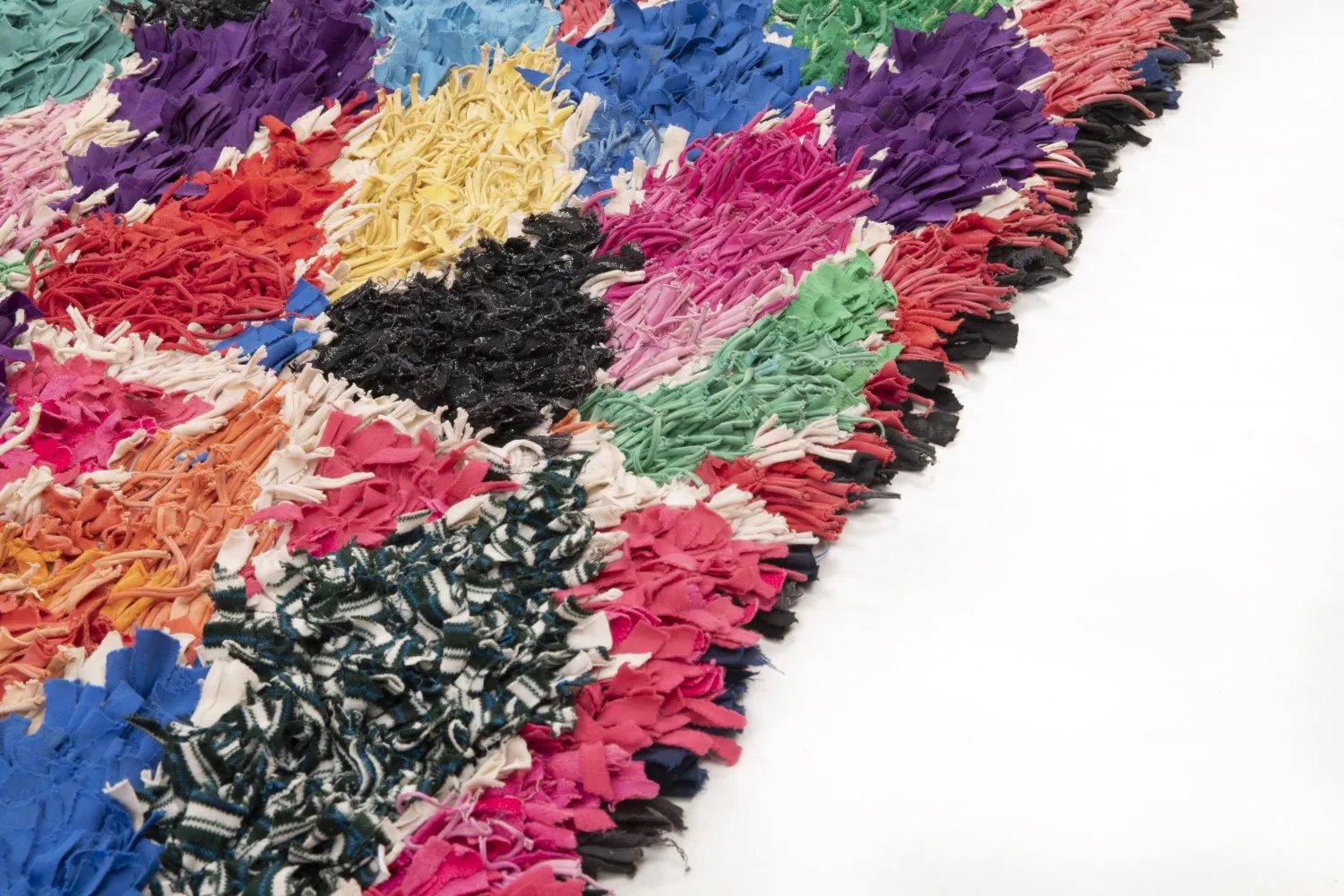 Berberyjskie Dywany Boucherouite Z Maroka 250 x 140 cm