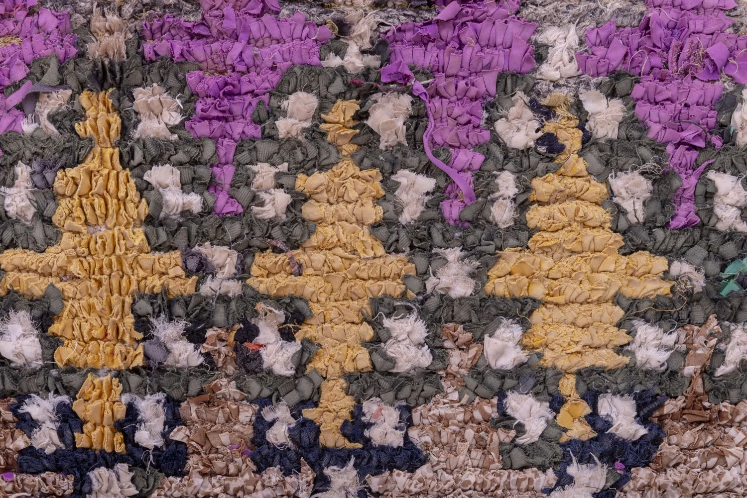 Berberyjskie Dywany Boucherouite Z Maroka 270 x 145 cm