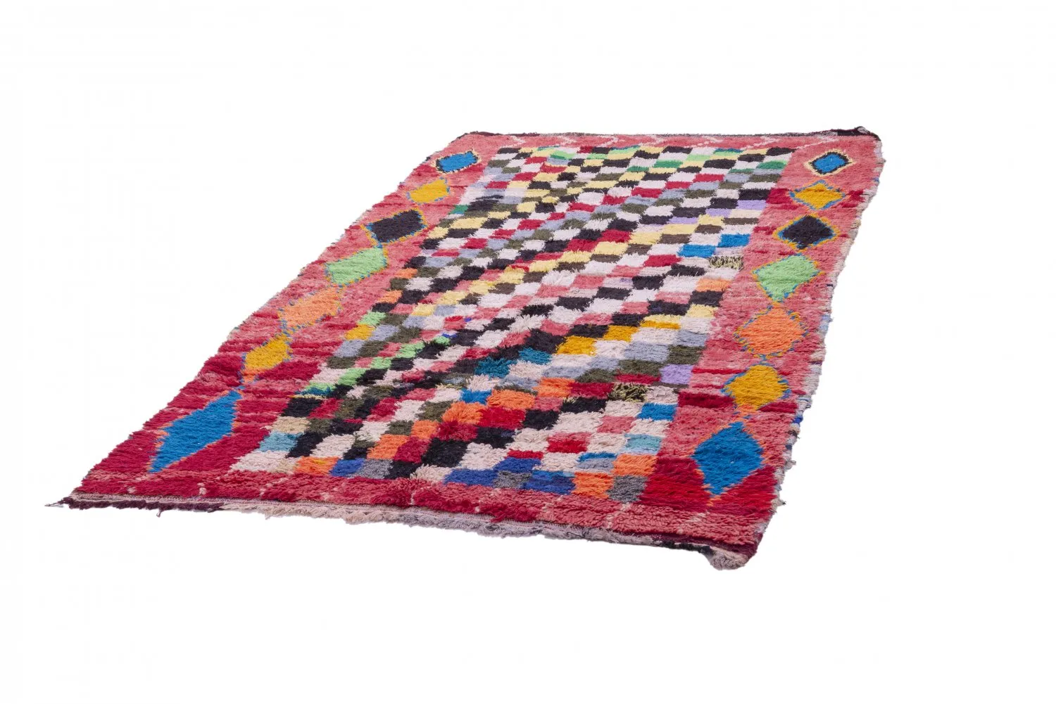 Berberyjskie Dywany Boucherouite Z Maroka 240 x 140 cm