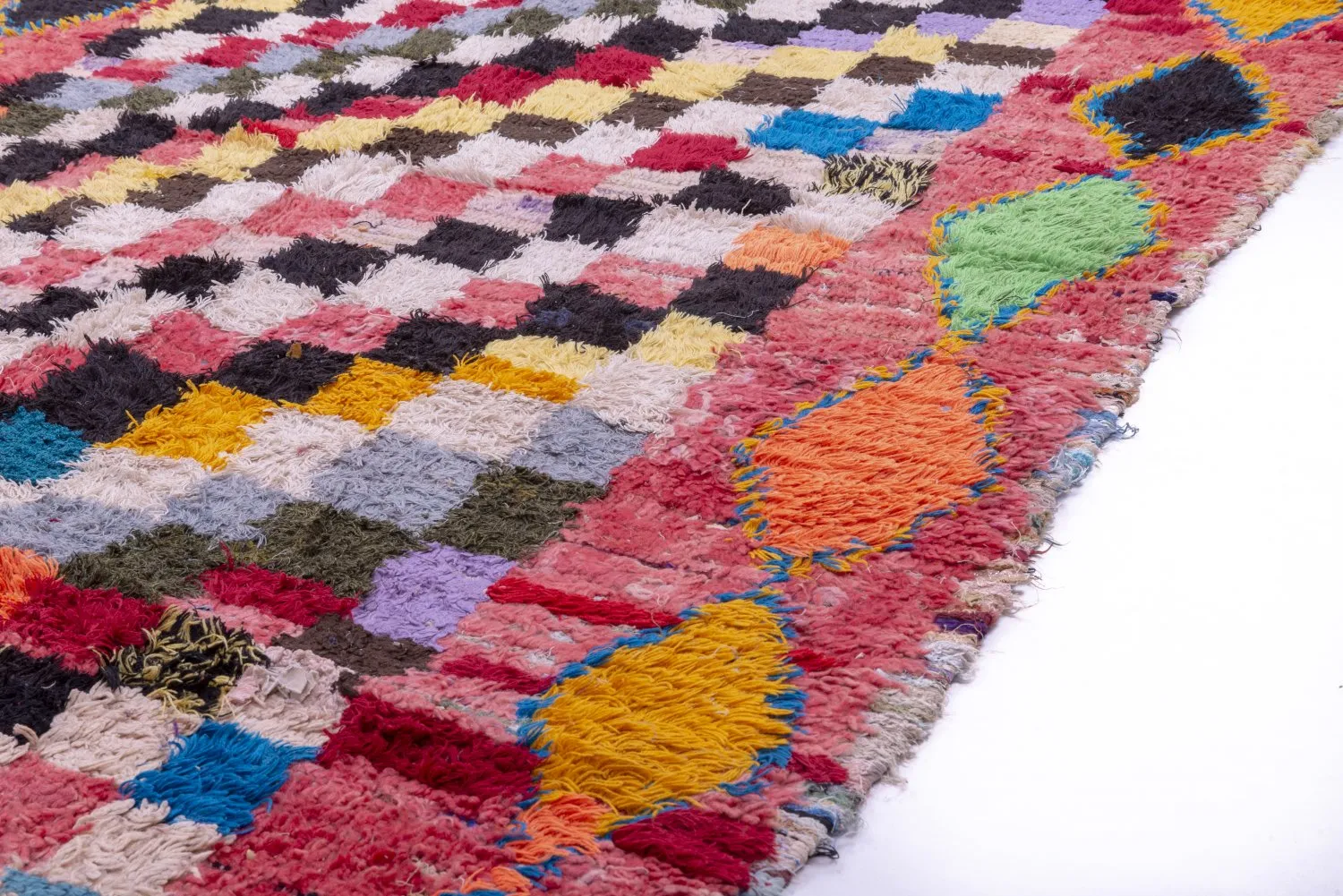 Berberyjskie Dywany Boucherouite Z Maroka 240 x 140 cm