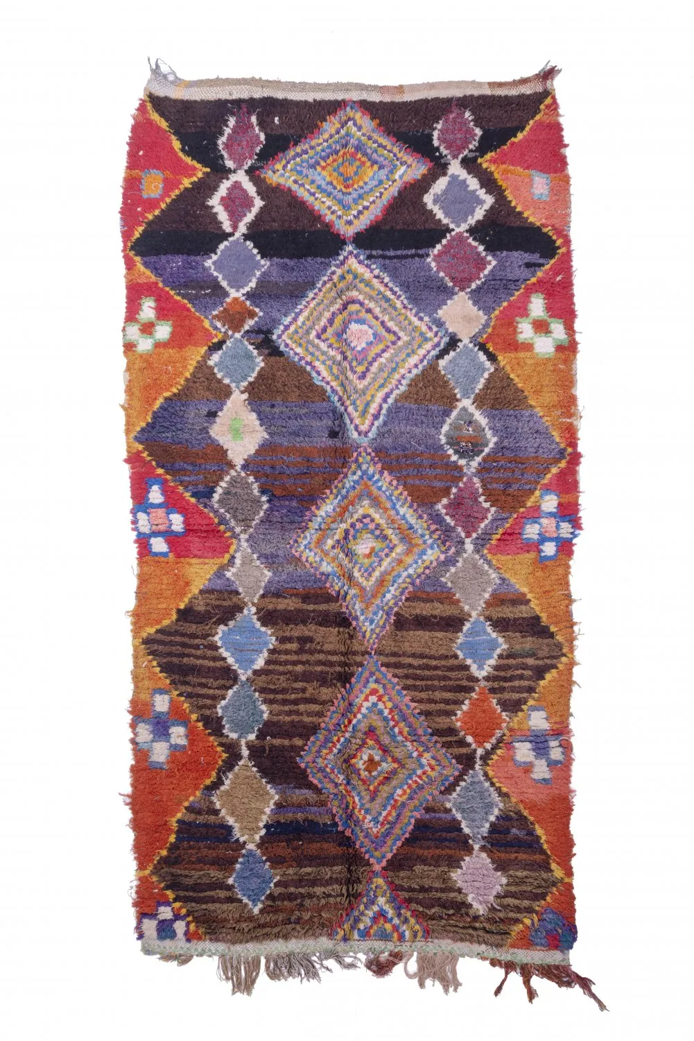 Berberyjskie Dywany Boucherouite Z Maroka 285 x 145 cm
