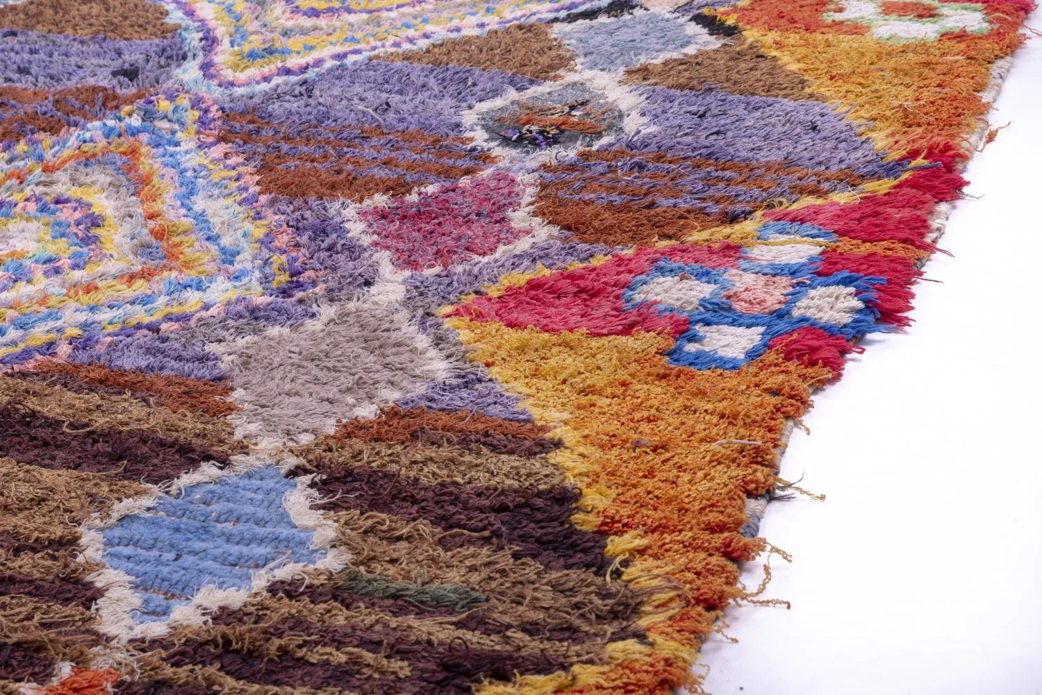 Berberyjskie Dywany Boucherouite Z Maroka 285 x 145 cm