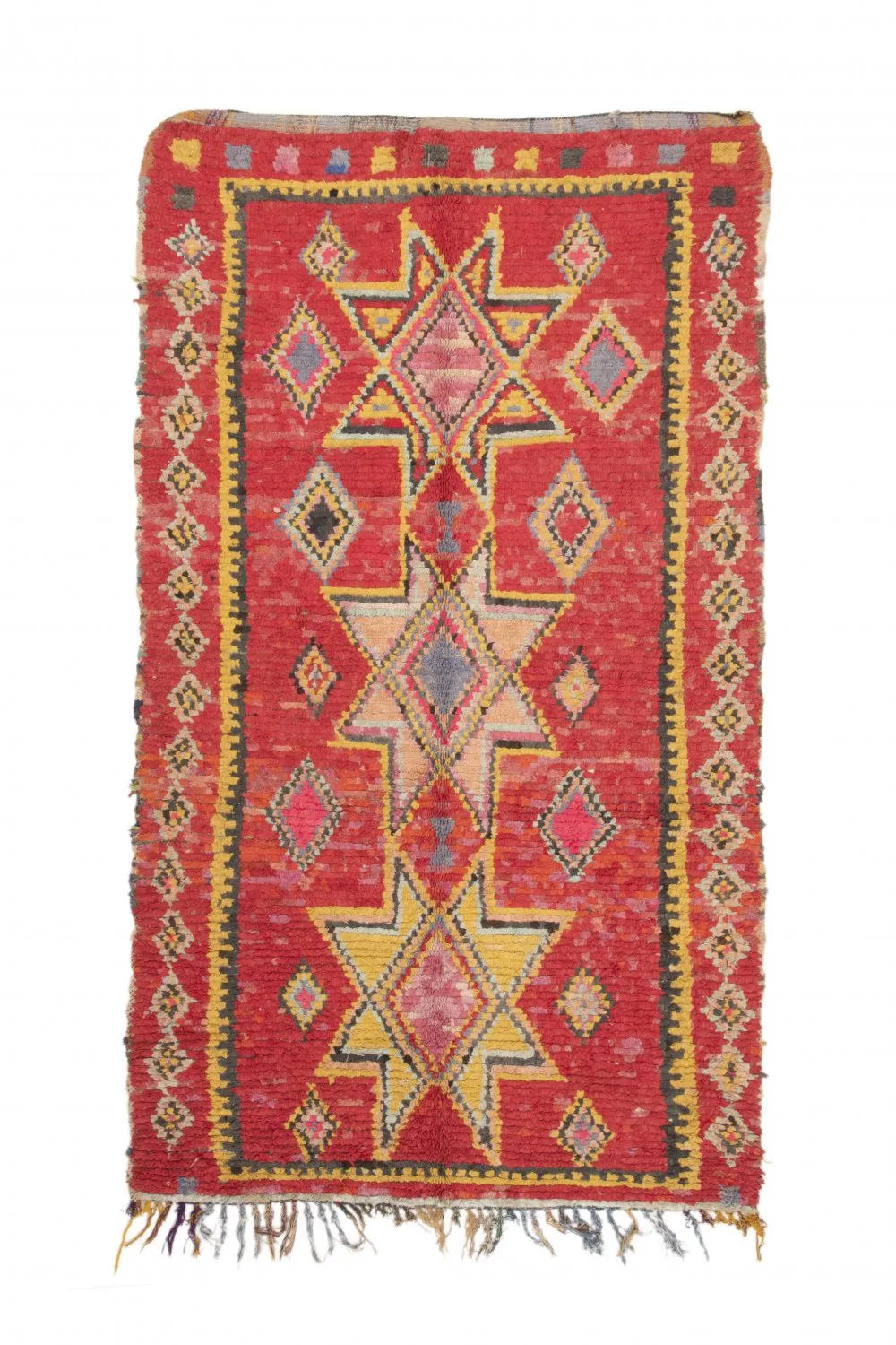 Berberyjskie Dywany Boucherouite Z Maroka 250 x 145 cm