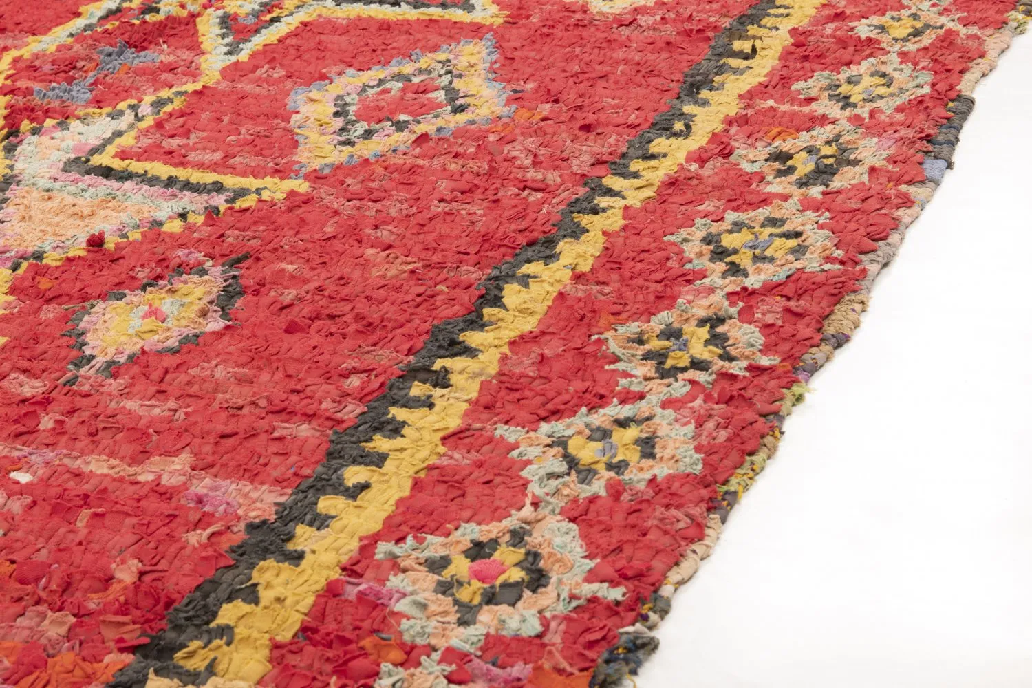 Berberyjskie Dywany Boucherouite Z Maroka 250 x 145 cm