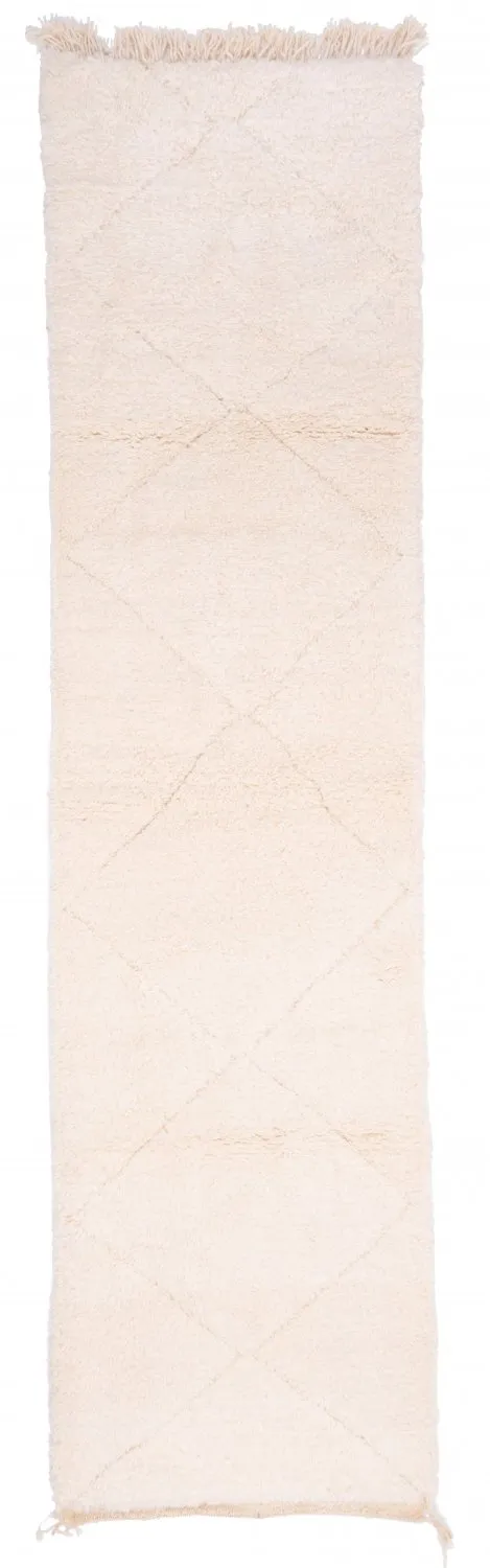 Berberyjskie Dywany Beni Ourain z Maroka 320 x 75 cm