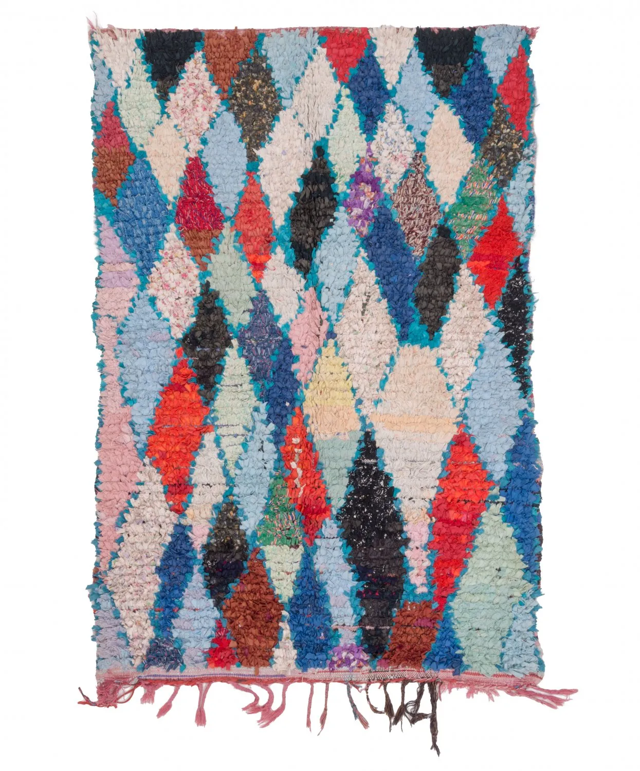Berberyjskie Dywany Boucherouite Z Maroka 200 x 130 cm