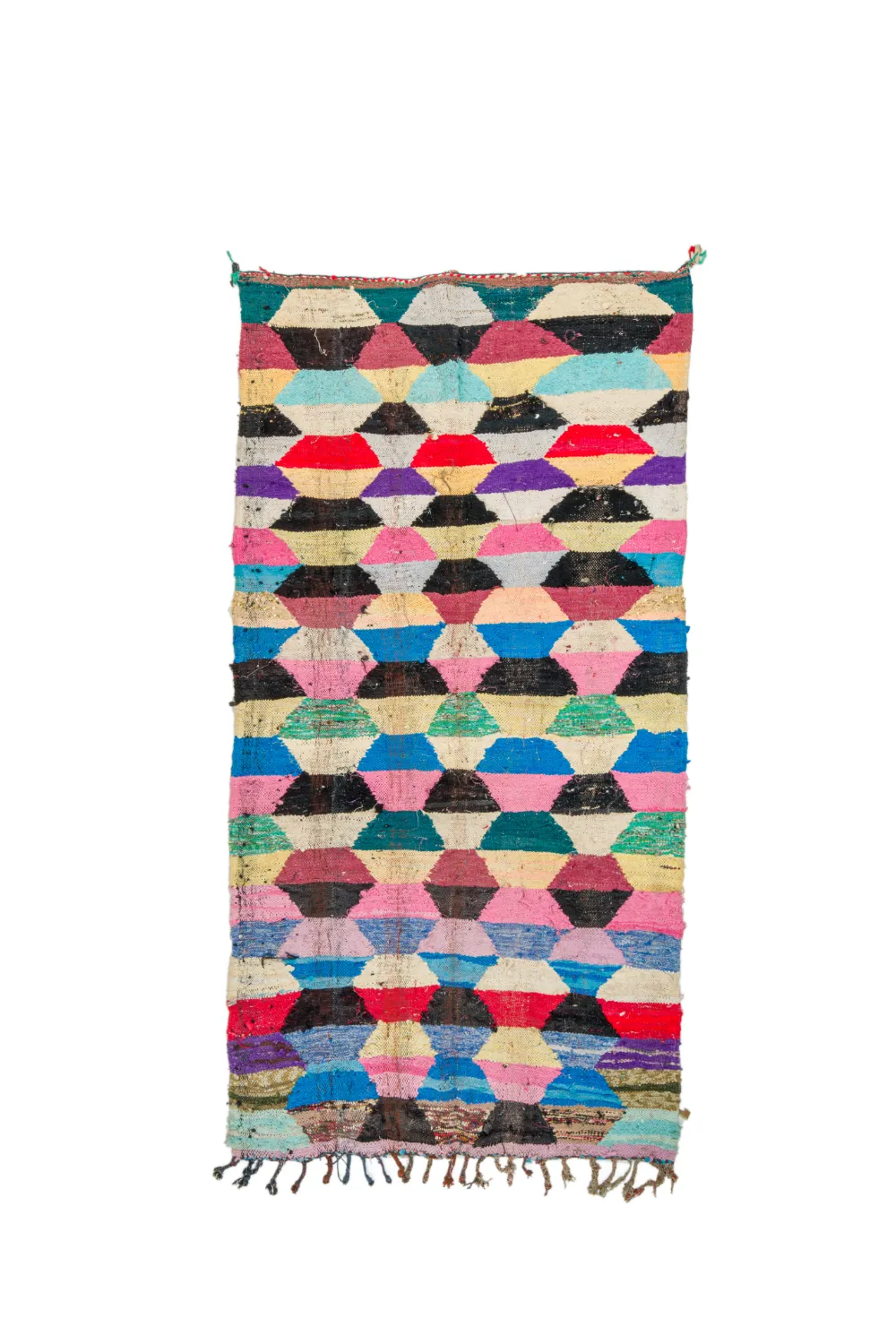 Berberyjskie Dywany Boucherouite Z Maroka 145 x 275 cm
