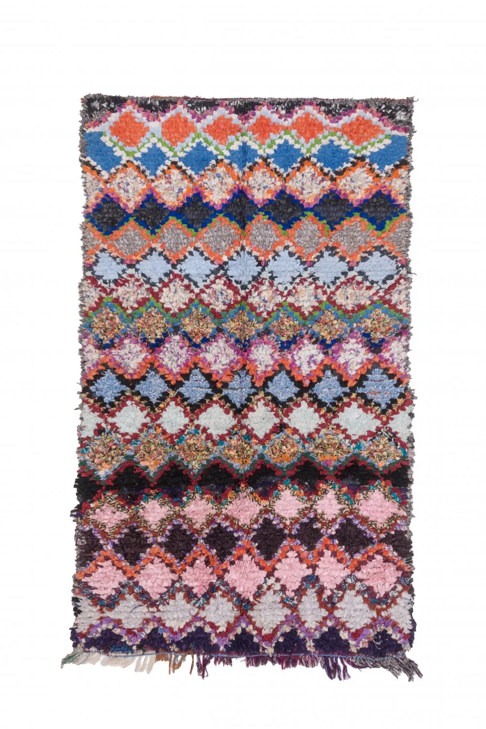 Berberyjskie Dywany Boucherouite Z Maroka 220 x 130 cm